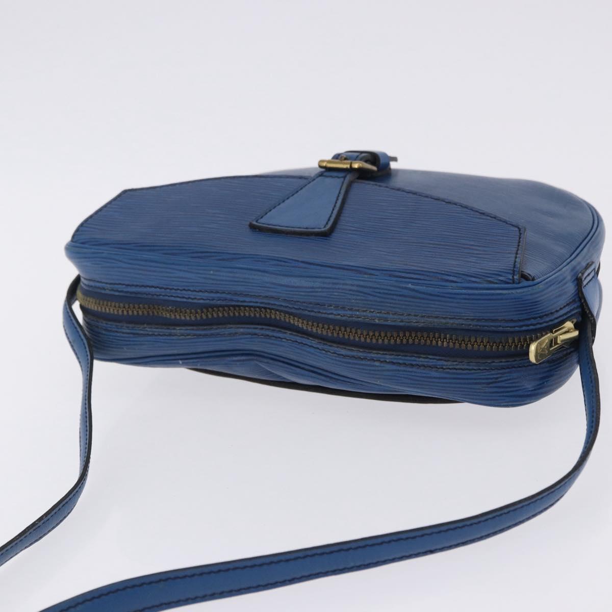 LOUIS VUITTON Epi Jeune Fille MM Shoulder Bag Blue M52155 LV Auth 202822