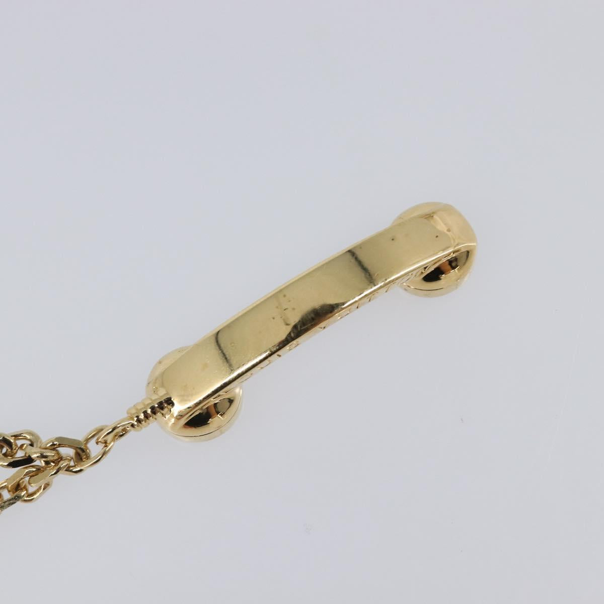LOUIS VUITTON Porte Cles Hollywood Charm Metal Gold Tone M65382 LV Auth 202823A