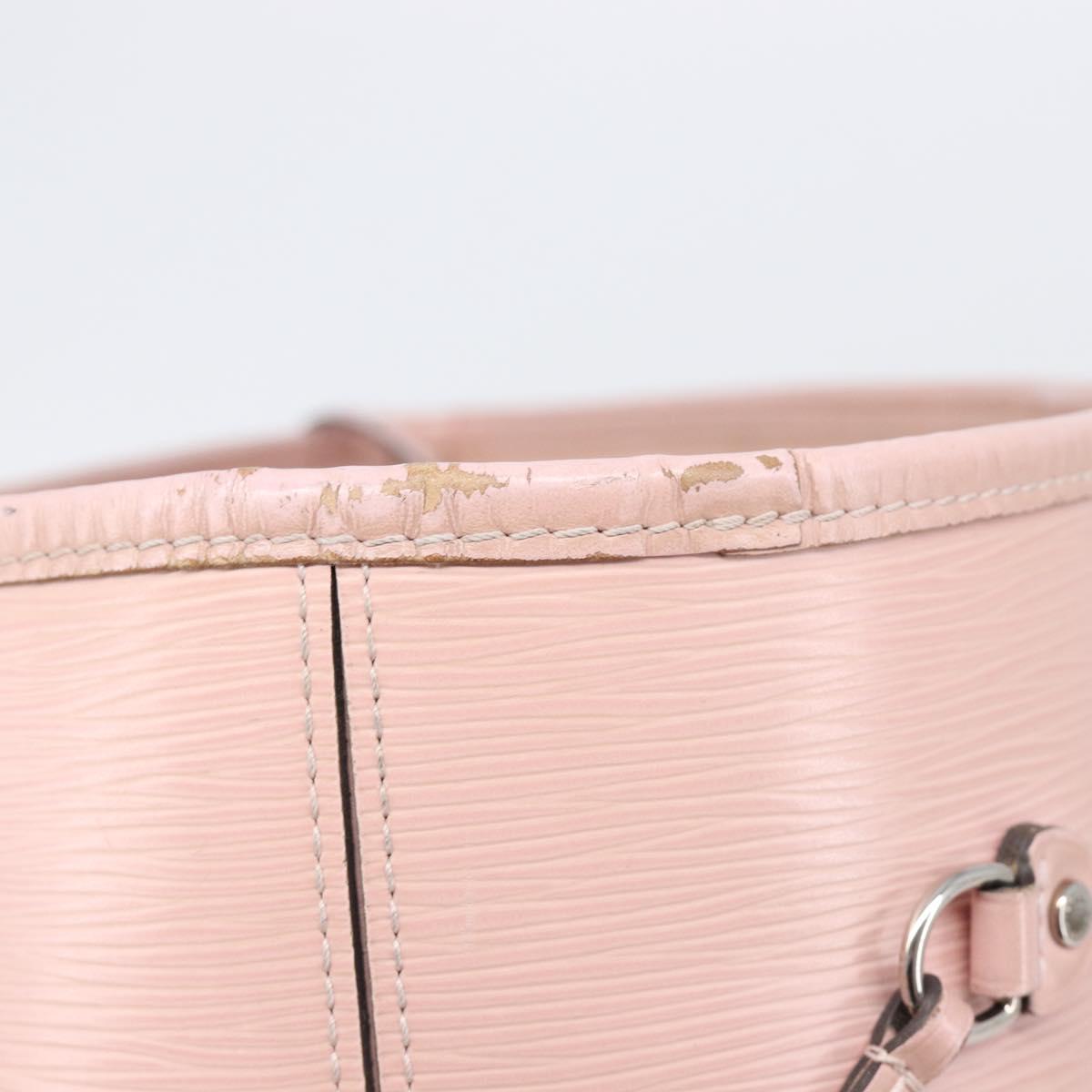 LOUIS VUITTON Epi Neverfull MM Tote Bag Rose Claire M41324 LV Auth 202826A