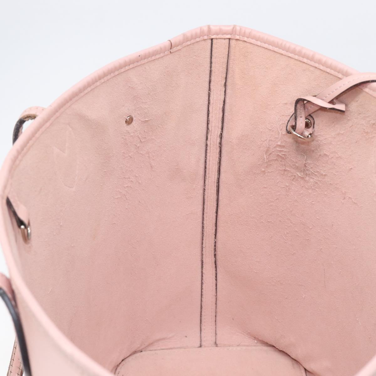 LOUIS VUITTON Epi Neverfull MM Tote Bag Rose Claire M41324 LV Auth 202826A