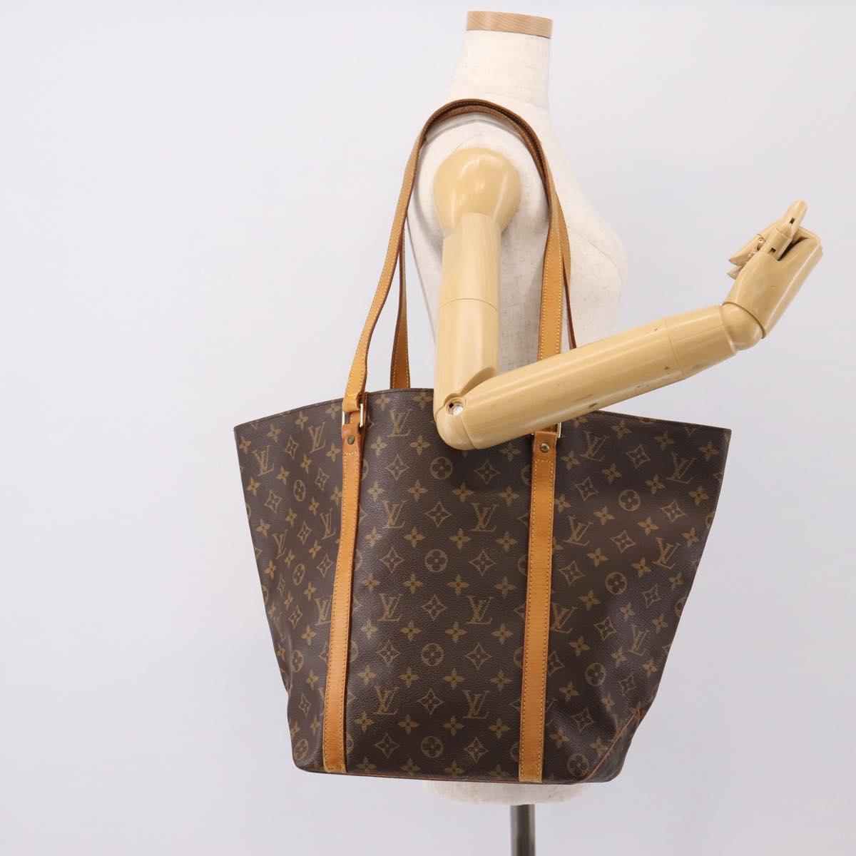 LOUIS VUITTON Monogram Sac Shopping Tote Bag M51108 LV Auth 202829