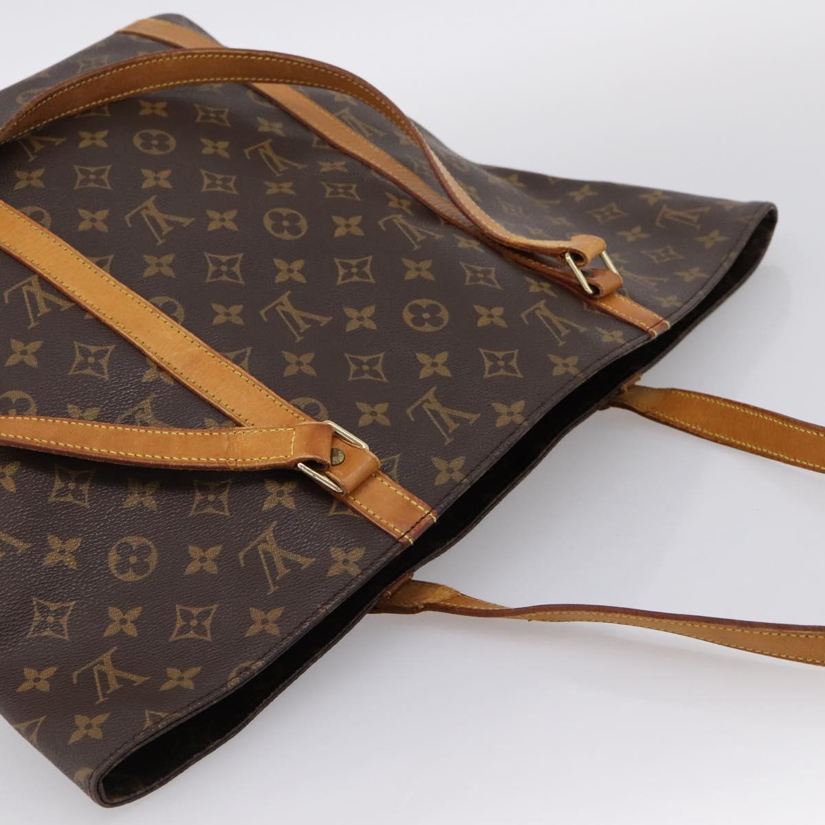 LOUIS VUITTON Monogram Sac Shopping Tote Bag M51108 LV Auth 202829