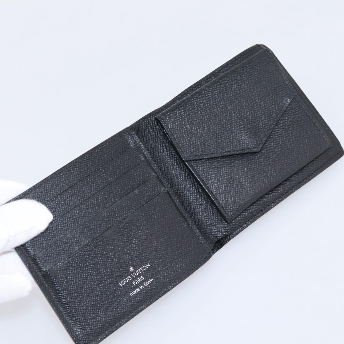 LOUIS VUITTON Monogram Eclipse Portefeuille Marco NM M62545 LV Auth 202834
