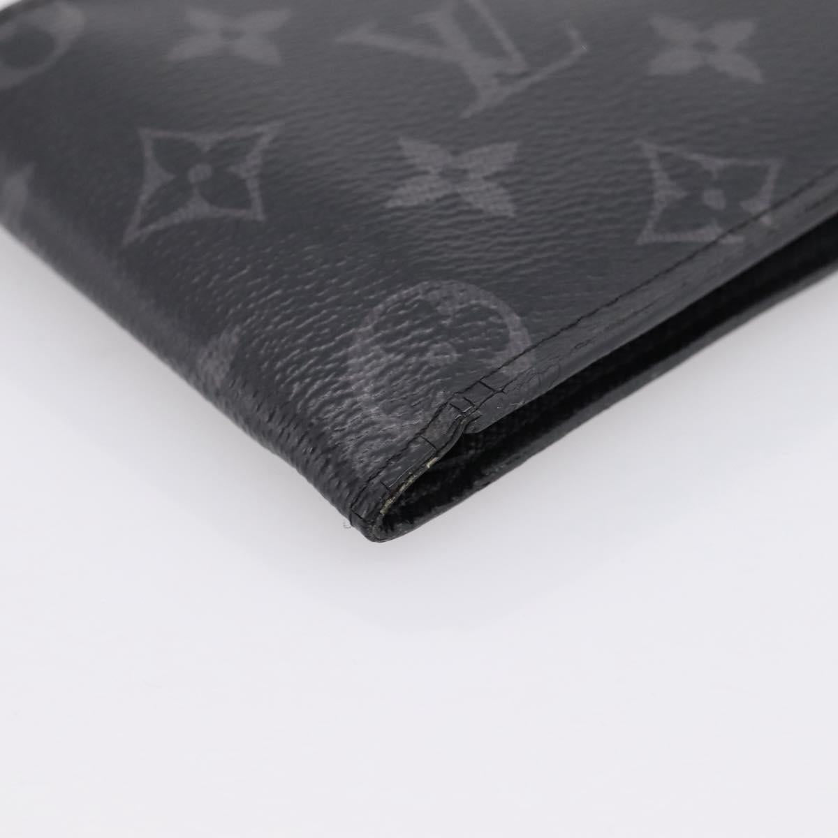 LOUIS VUITTON Monogram Eclipse Portefeuille Marco NM M62545 LV Auth 202834