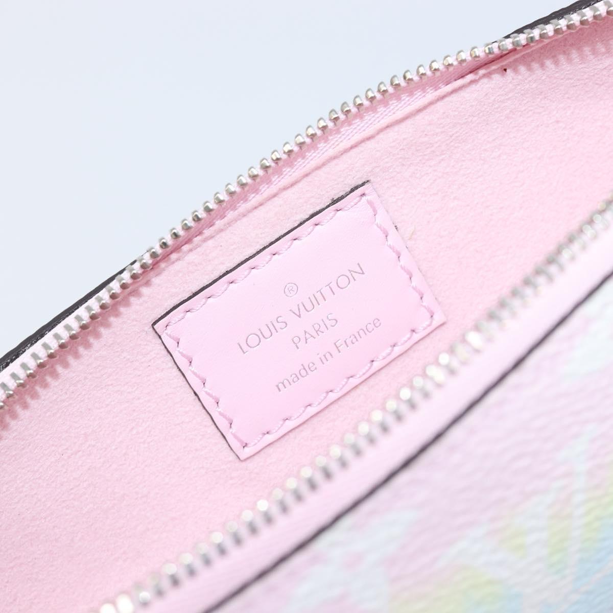 LOUIS VUITTON Monogram Escal Trousse Elizabeth Pen Case Pink GI0473 Auth 202836A