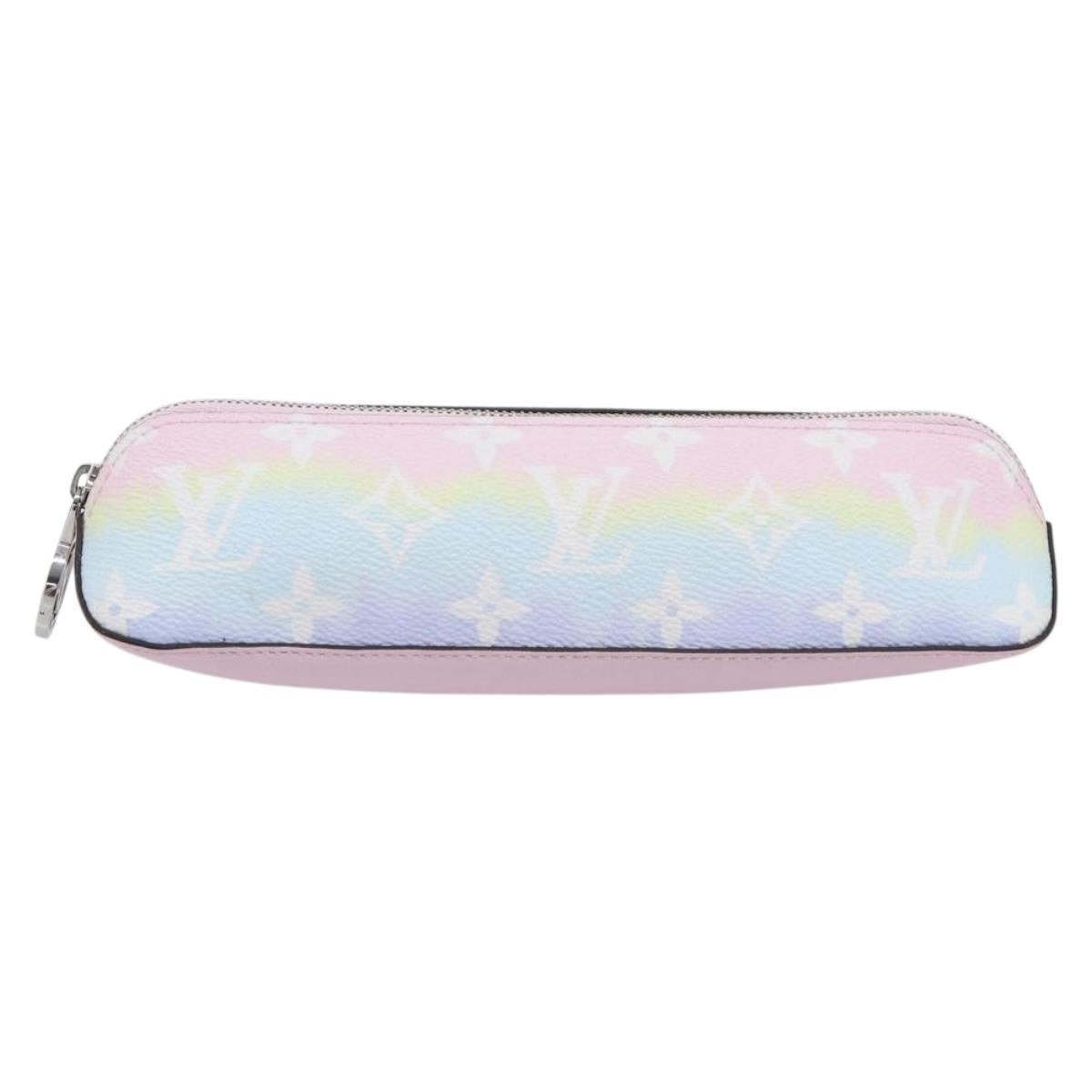 LOUIS VUITTON Monogram Escal Trousse Elizabeth Pen Case Pink GI0473 Auth 202836A