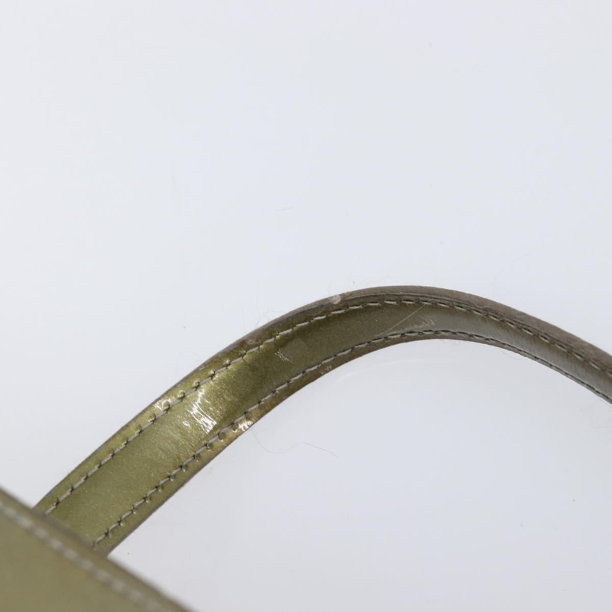LOUIS VUITTON Monogram Vernis Wilshire PM Hand Bag Veil bronze LV Auth 202838