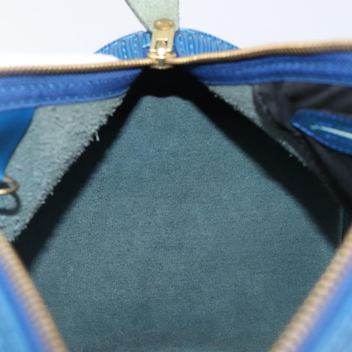 LOUIS VUITTON Epi Speedy 30 Hand Bag Toledo Blue M43005 LV Auth 202839V
