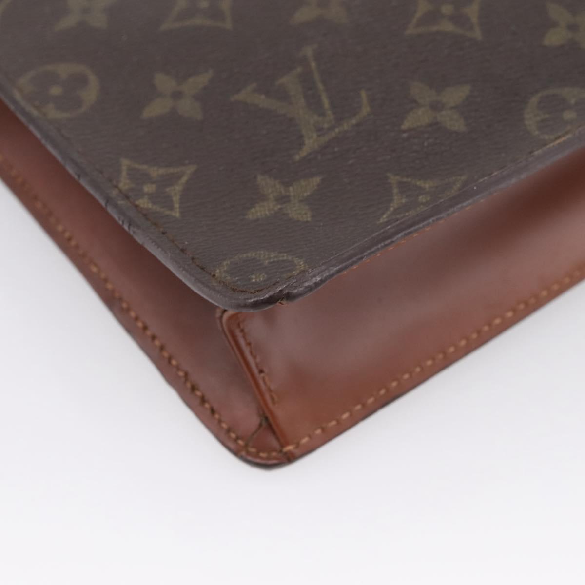 LOUIS VUITTON Monogram Pochette Homme Clutch Bag M51795 LV Auth 202842