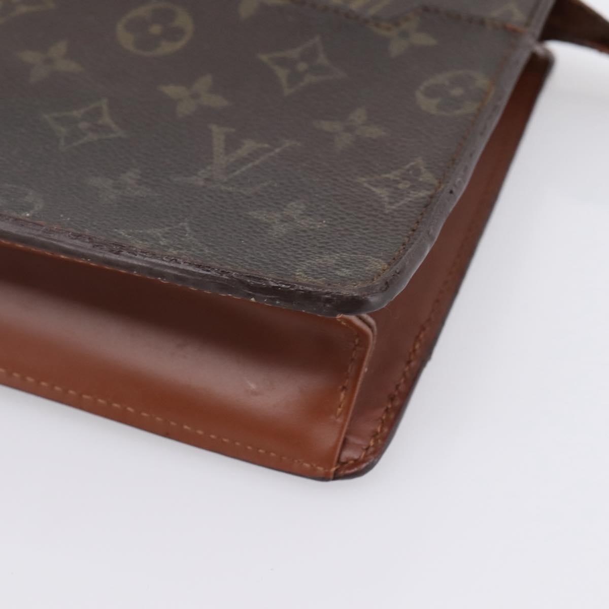 LOUIS VUITTON Monogram Pochette Homme Clutch Bag M51795 LV Auth 202842