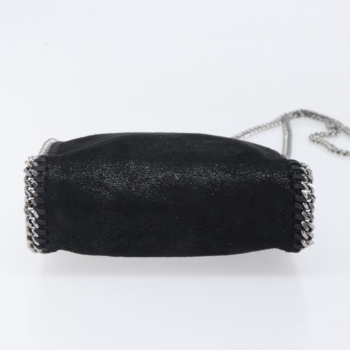 Stella MacCartney Falabella Tiny Chain Shoulder Bag 2way Black Auth 202845A