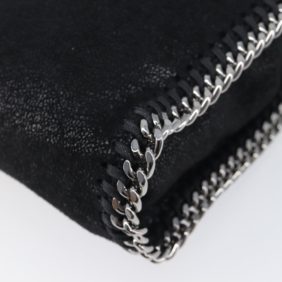 Stella MacCartney Falabella Tiny Chain Shoulder Bag 2way Black Auth 202845A