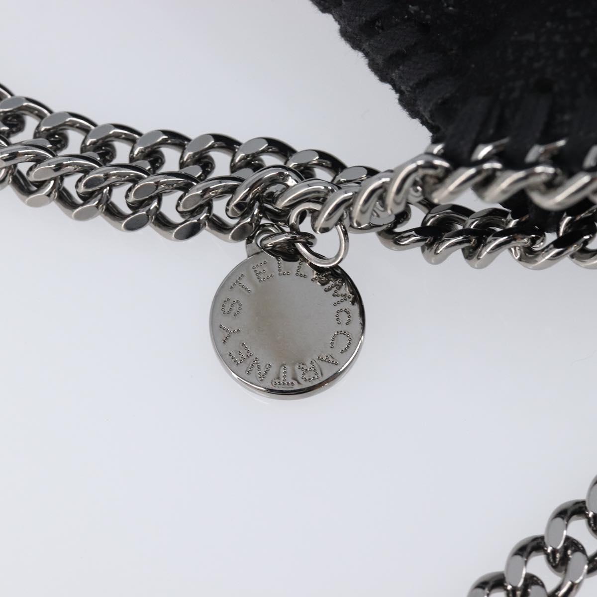 Stella MacCartney Falabella Tiny Chain Shoulder Bag 2way Black Auth 202845A