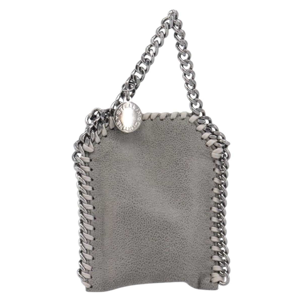 Stella MacCartney Falabella Micro Chain Shoulder Pouch Polyester Auth 202846V