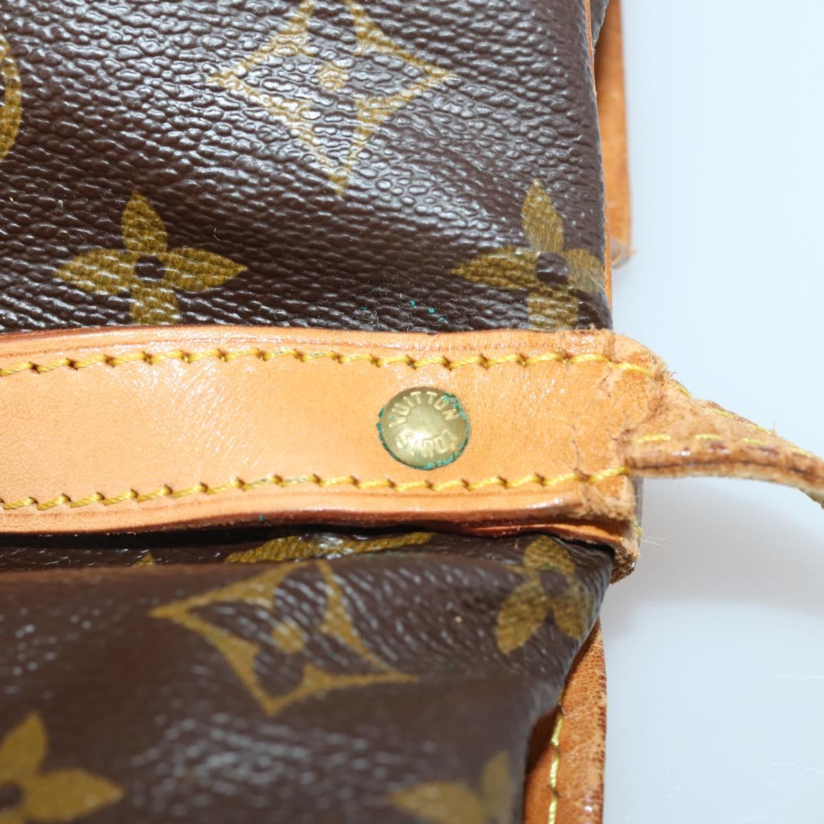 LOUIS VUITTON Monogram Saumur 30 Shoulder Bag M42256 LV Auth 202848