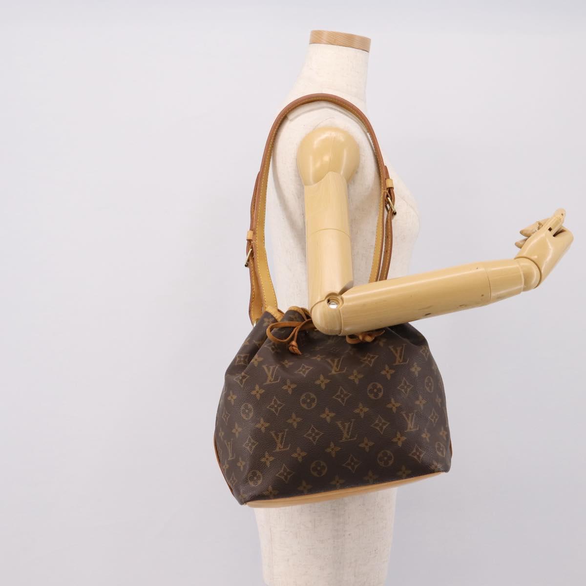LOUIS VUITTON Monogram Petit Noe Shoulder Bag M42226 LV Auth 202849V