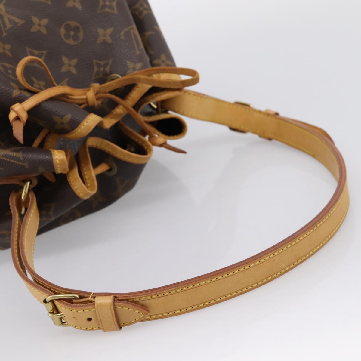 LOUIS VUITTON Monogram Petit Noe Shoulder Bag M42226 LV Auth 202849V