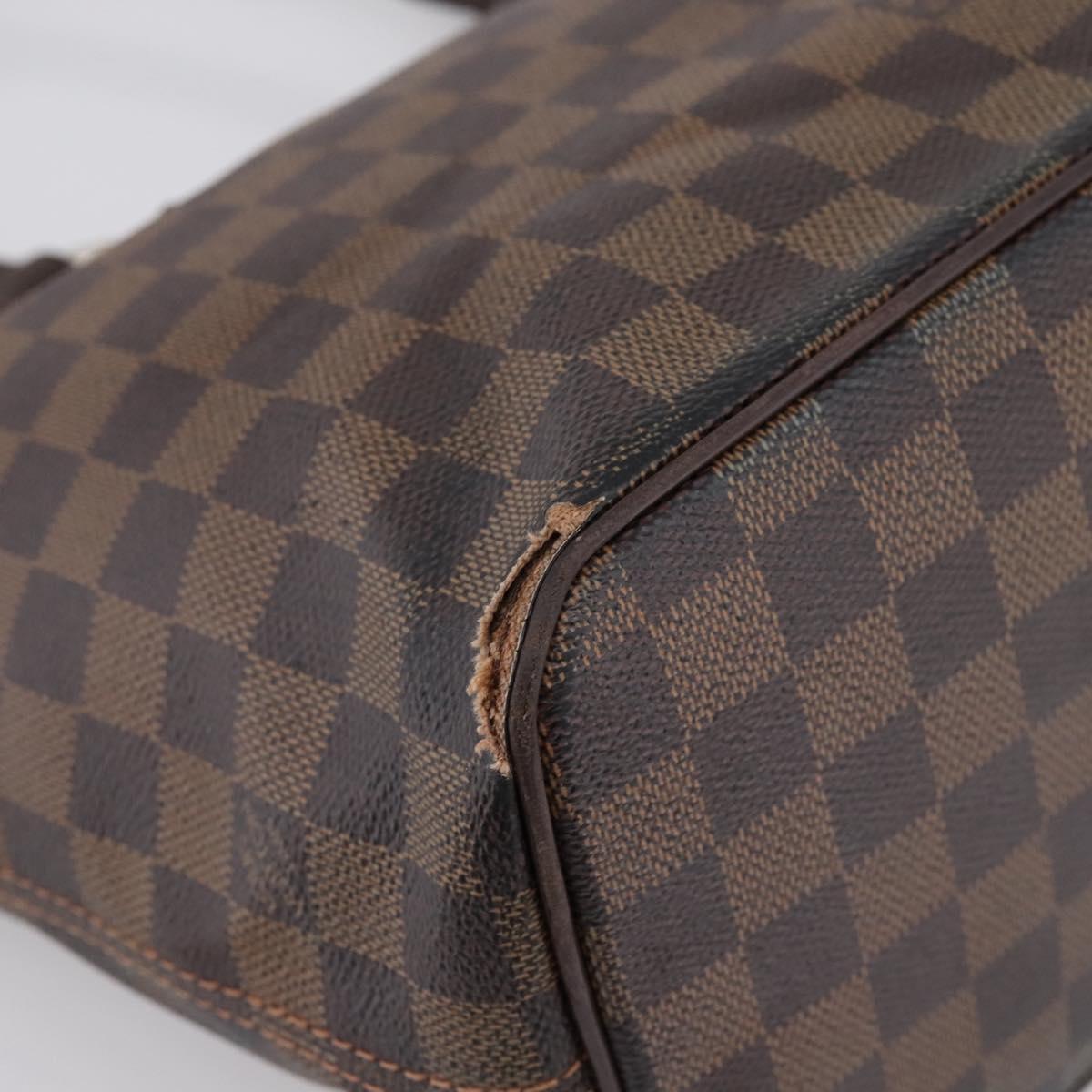 LOUIS VUITTON Damier Ebene Saleya PM Tote Bag N51183 LV Auth 202851