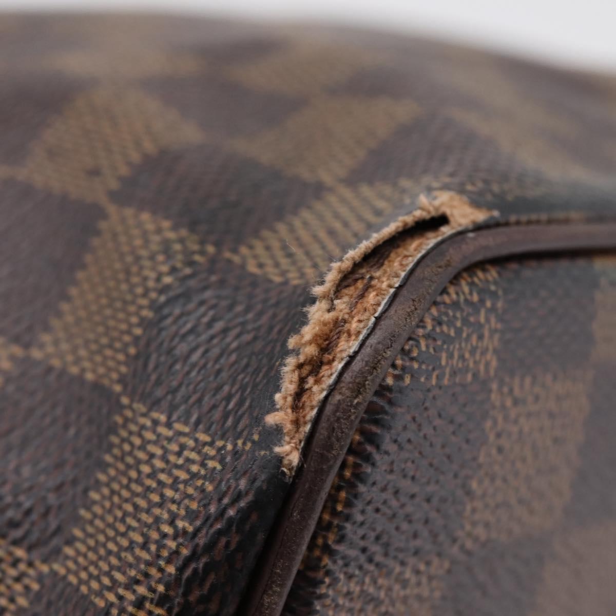 LOUIS VUITTON Damier Ebene Saleya PM Tote Bag N51183 LV Auth 202851