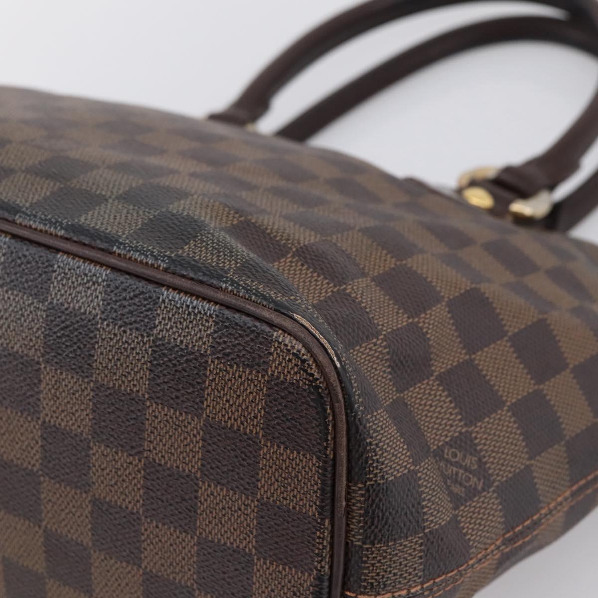 LOUIS VUITTON Damier Ebene Saleya PM Tote Bag N51183 LV Auth 202851