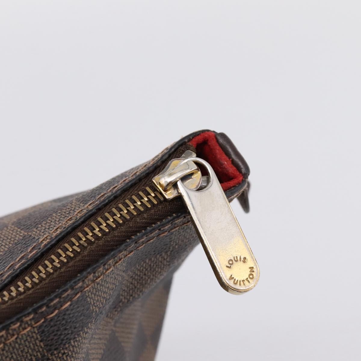 LOUIS VUITTON Damier Ebene Saleya PM Tote Bag N51183 LV Auth 202851