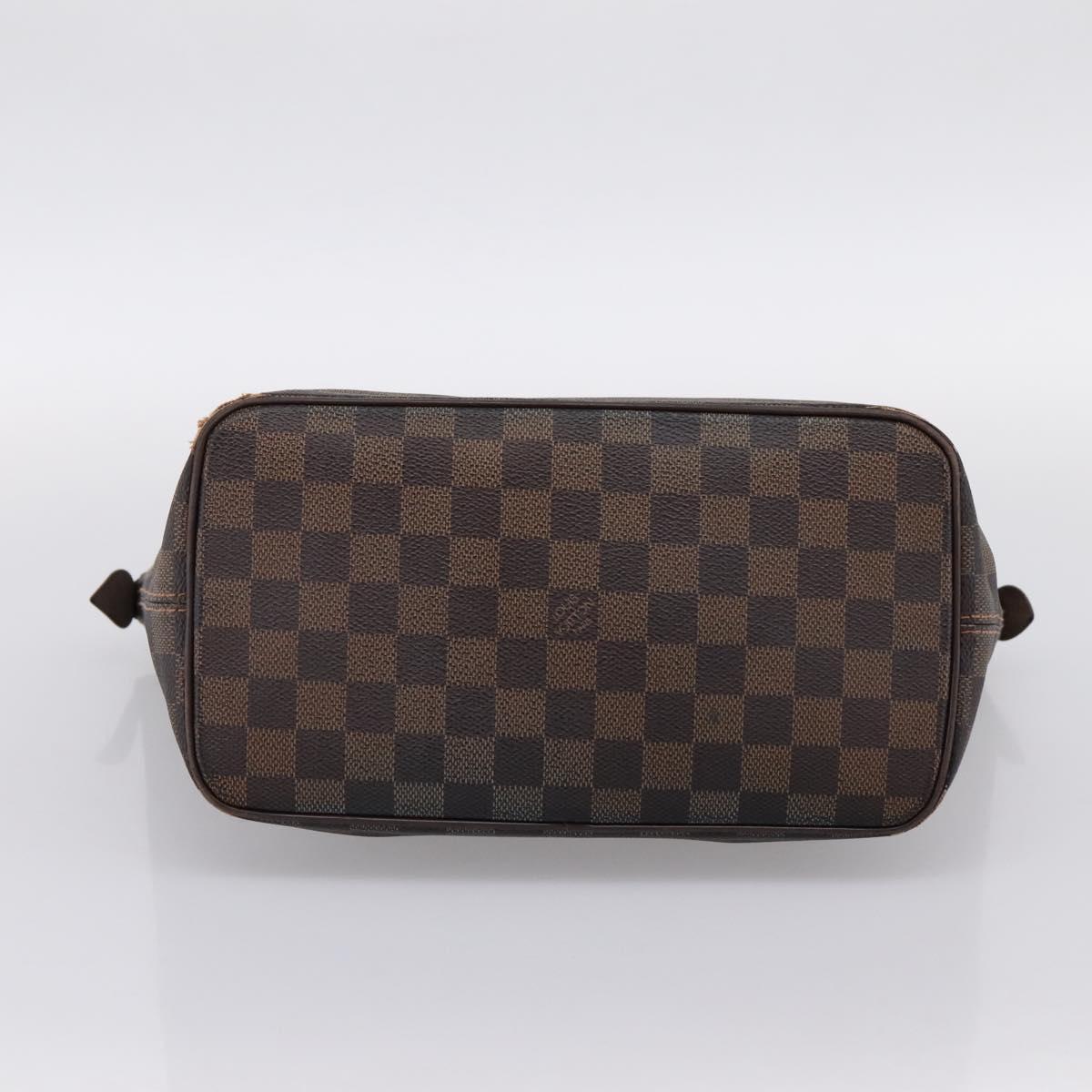 LOUIS VUITTON Damier Ebene Saleya PM Tote Bag N51183 LV Auth 202851