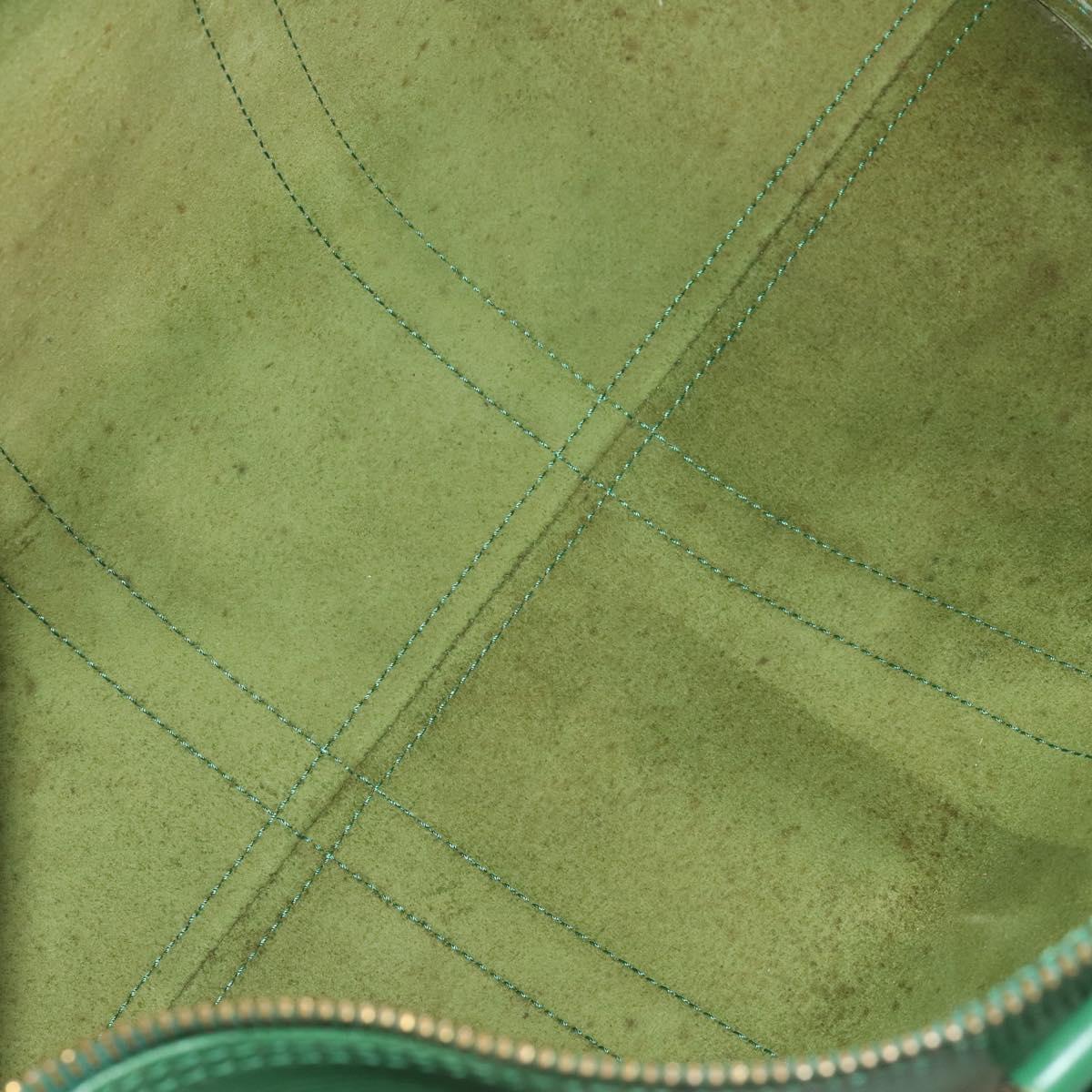 LOUIS VUITTON Epi Keepall 45 Boston Bag Green M42974 LV Auth 202856