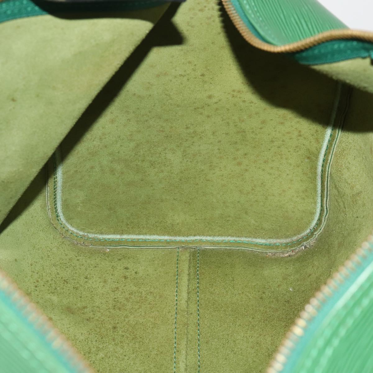 LOUIS VUITTON Epi Keepall 45 Boston Bag Green M42974 LV Auth 202856