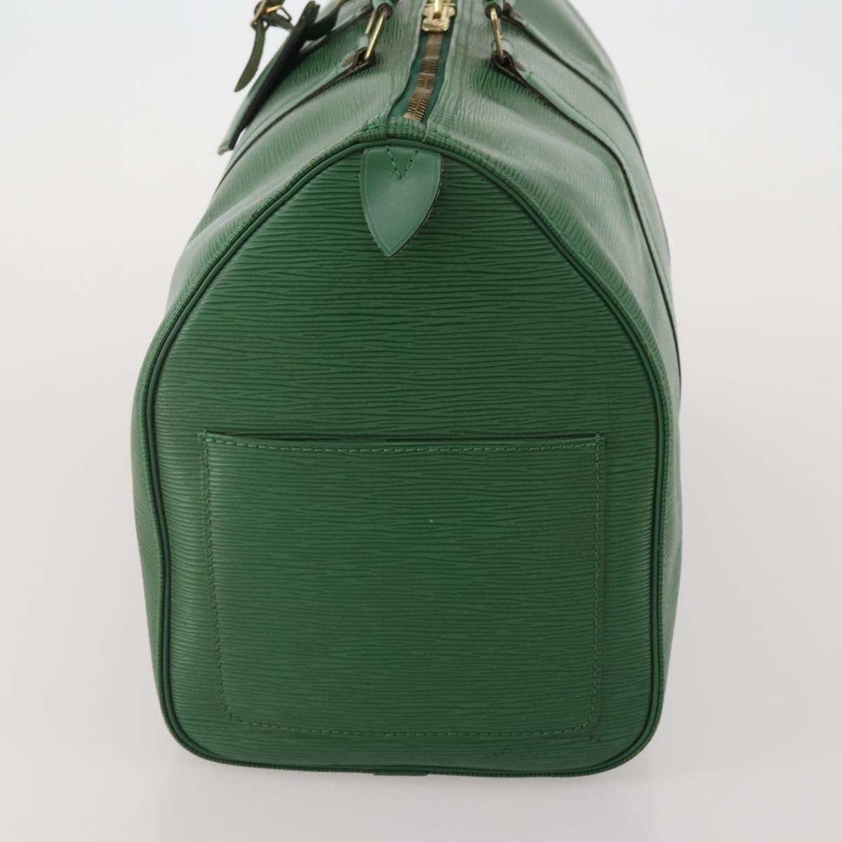 LOUIS VUITTON Epi Keepall 45 Boston Bag Green M42974 LV Auth 202856
