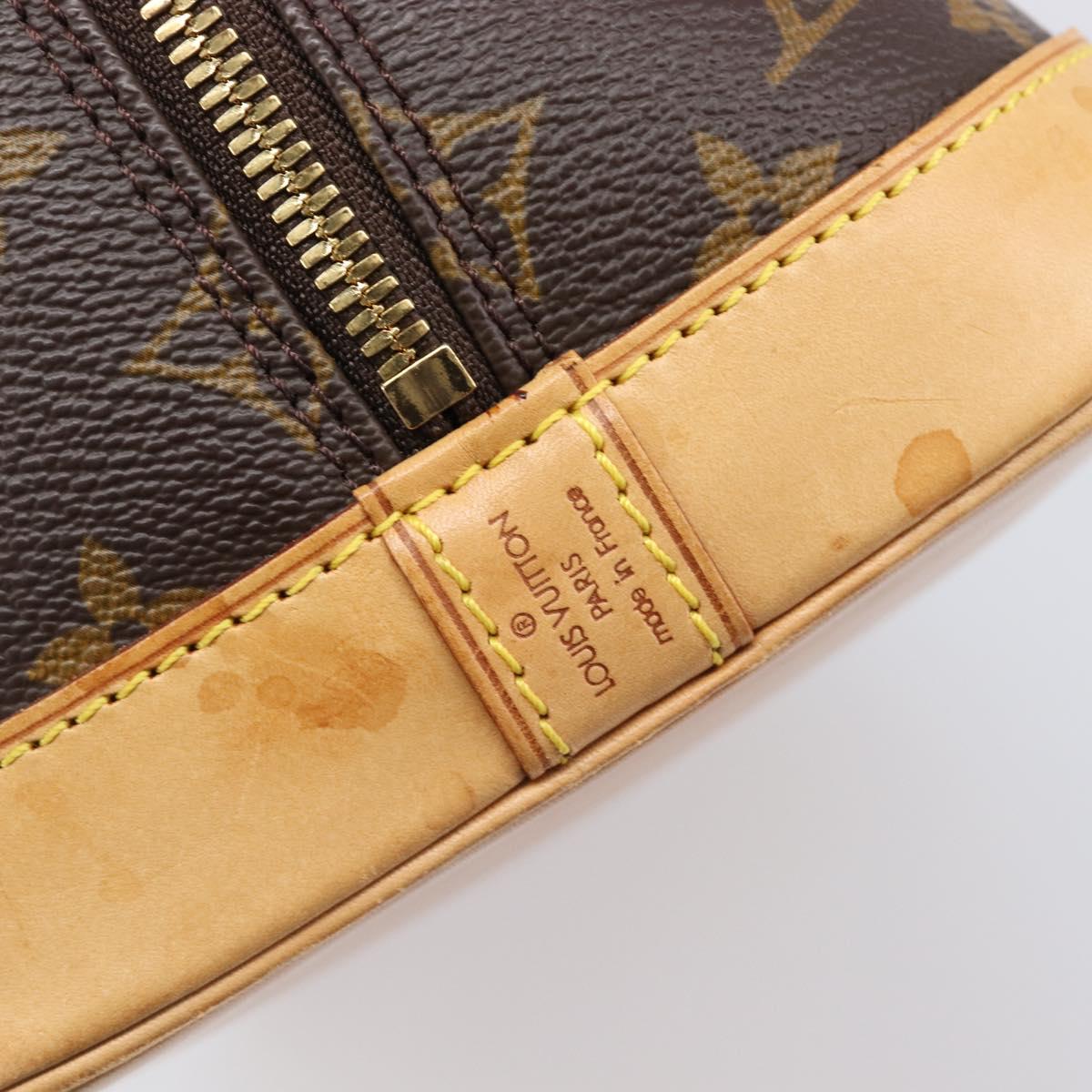 LOUIS VUITTON Monogram Alma Hand Bag M51130 LV Auth 202860V