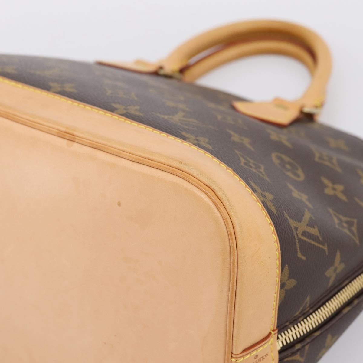 LOUIS VUITTON Monogram Alma Hand Bag M51130 LV Auth 202861V