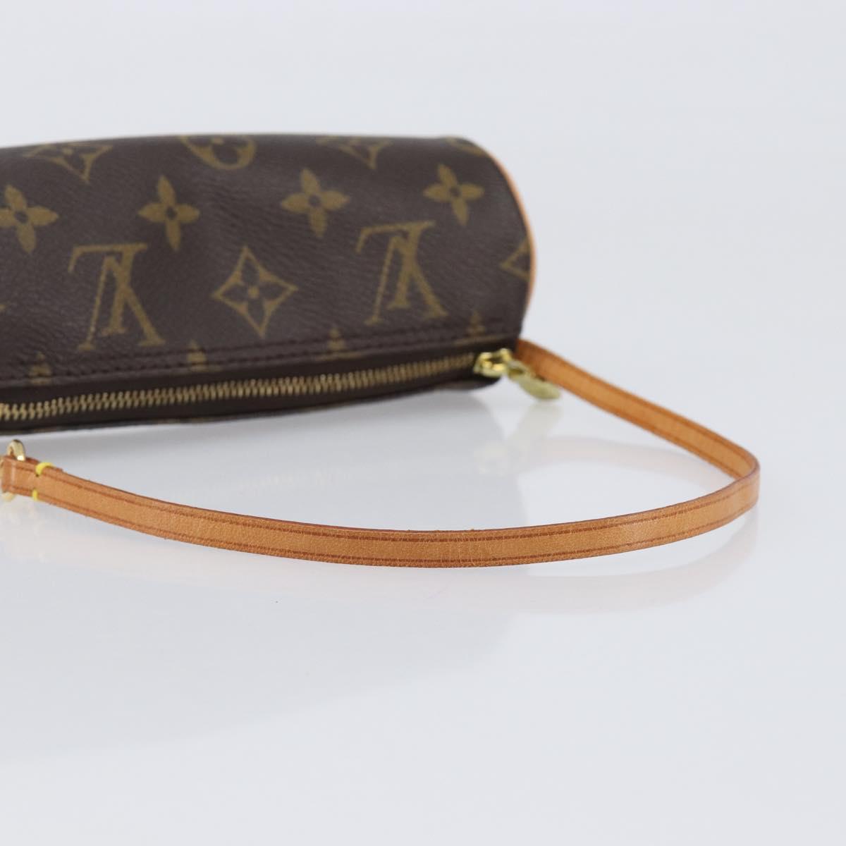LOUIS VUITTON Monogram Papillon Pouch LV Auth 202862