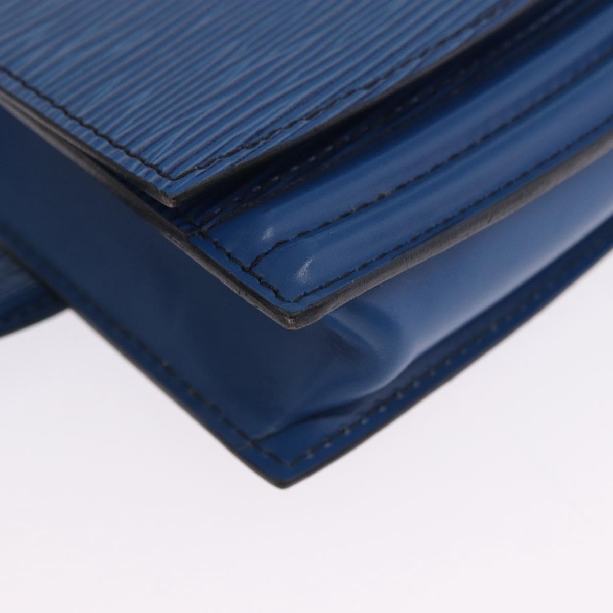 LOUIS VUITTON Epi Ceinture Tilsitt Pochette Waist Bag Blue M52605 Auth 202866A