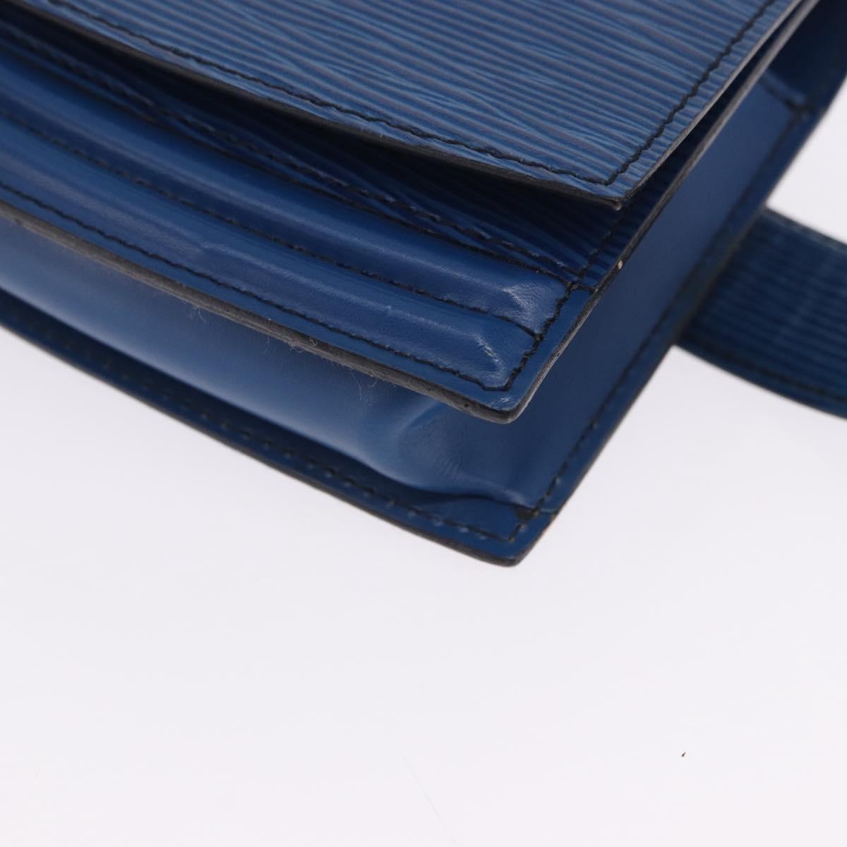 LOUIS VUITTON Epi Ceinture Tilsitt Pochette Waist Bag Blue M52605 Auth 202866A