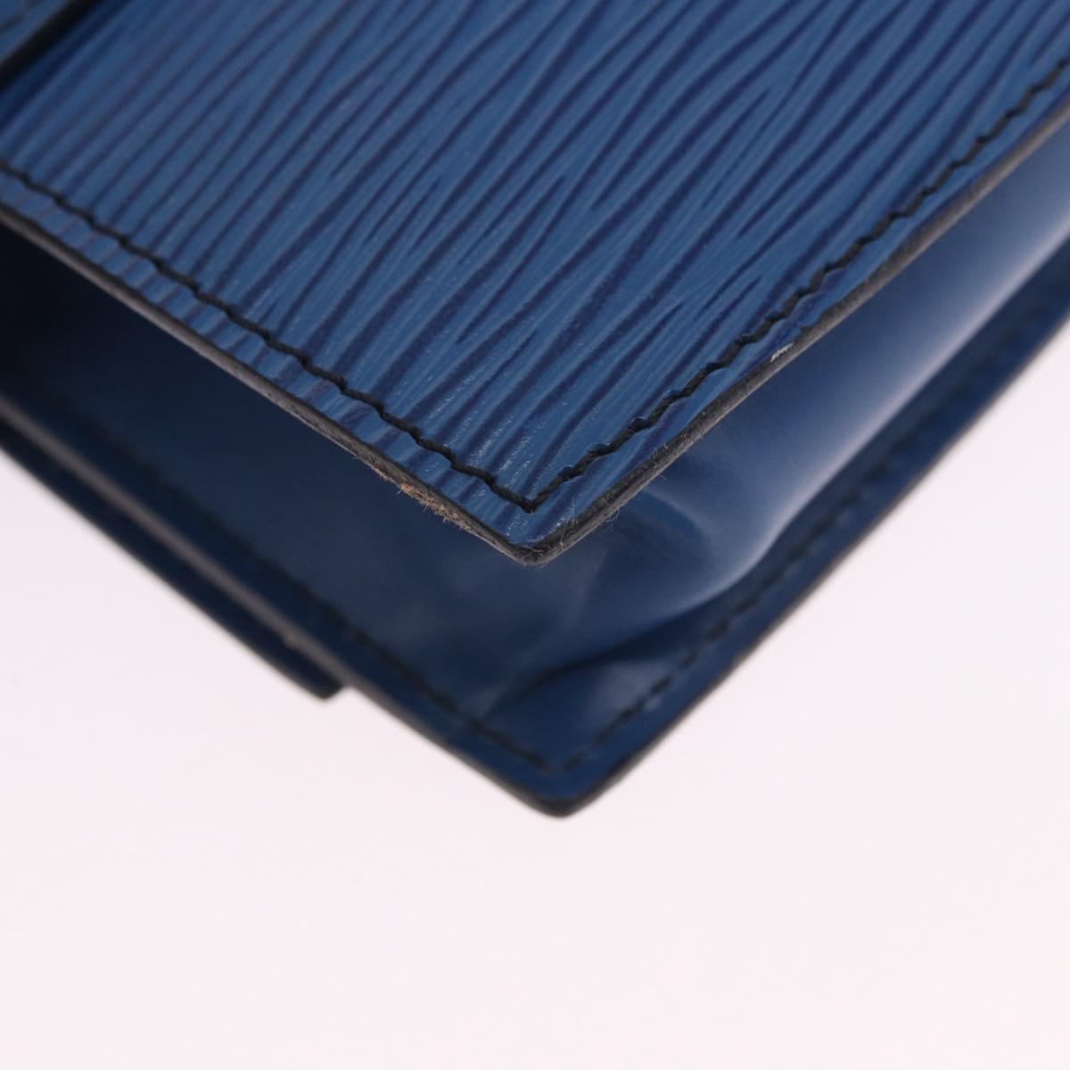 LOUIS VUITTON Epi Ceinture Tilsitt Pochette Waist Bag Blue M52605 Auth 202866A