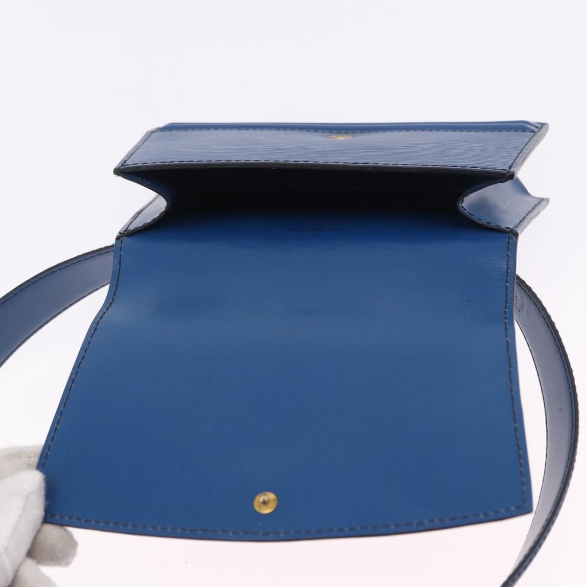 LOUIS VUITTON Epi Ceinture Tilsitt Pochette Waist Bag Blue M52605 Auth 202866A