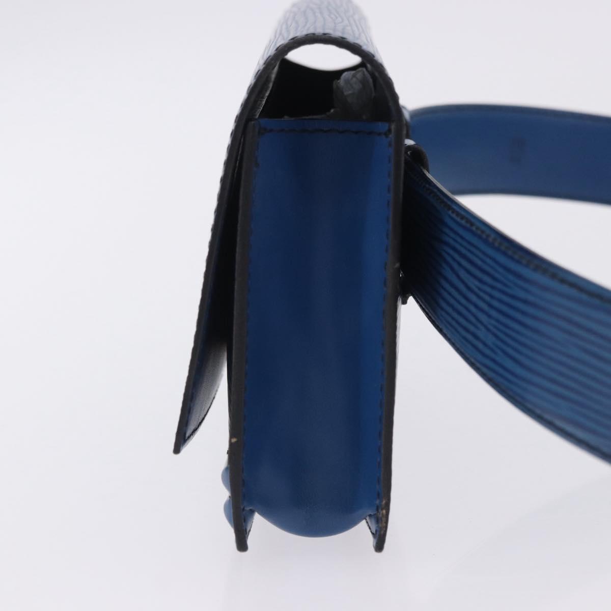 LOUIS VUITTON Epi Ceinture Tilsitt Pochette Waist Bag Blue M52605 Auth 202866A