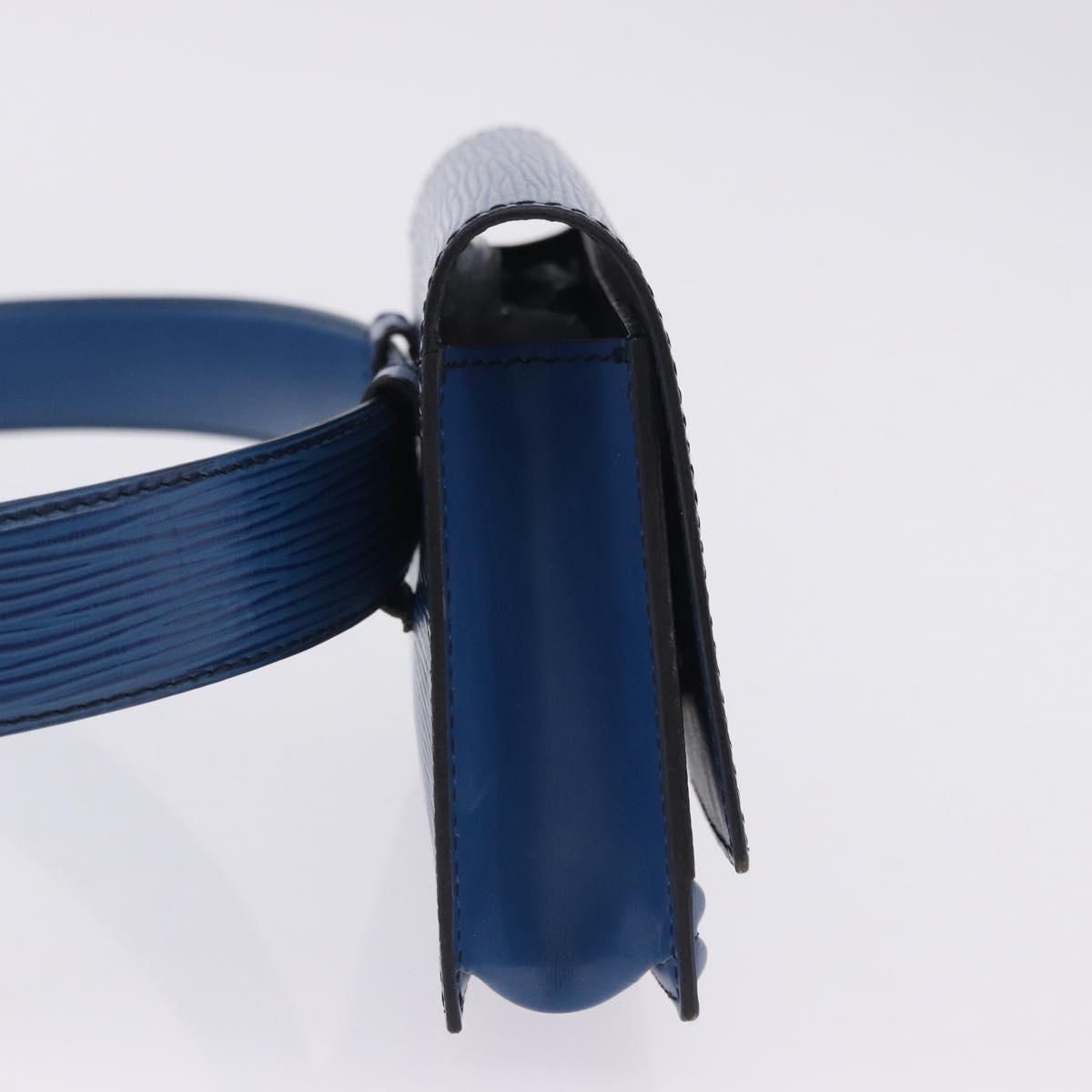 LOUIS VUITTON Epi Ceinture Tilsitt Pochette Waist Bag Blue M52605 Auth 202866A