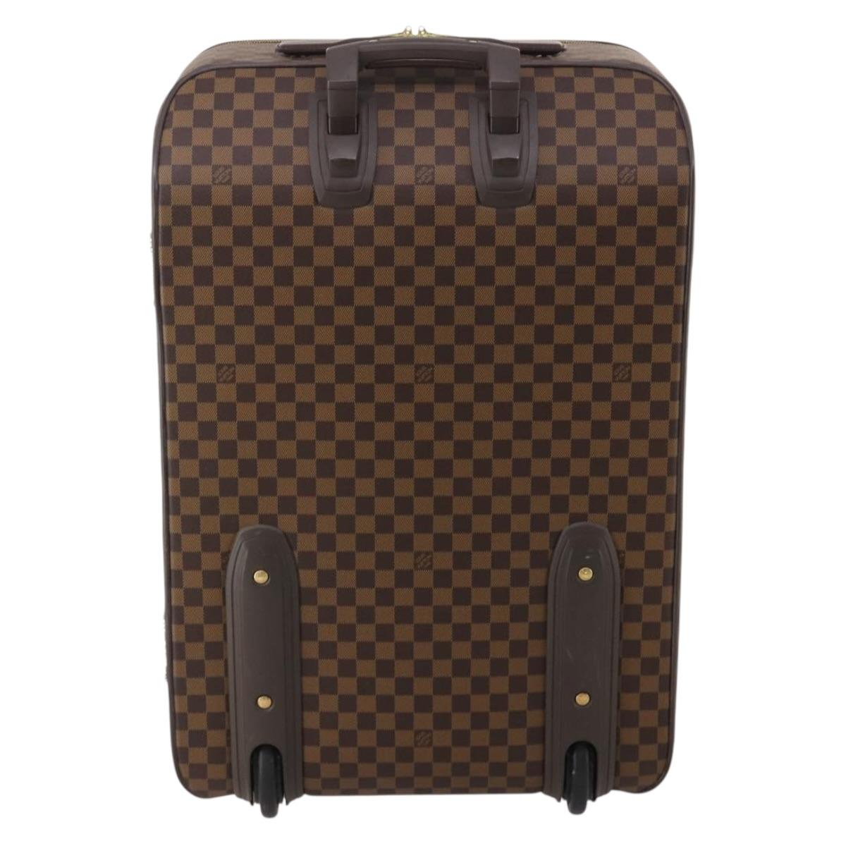 LOUIS VUITTON Damier Ebene Pegas 65 Suitcase N23295 LV Auth 202868