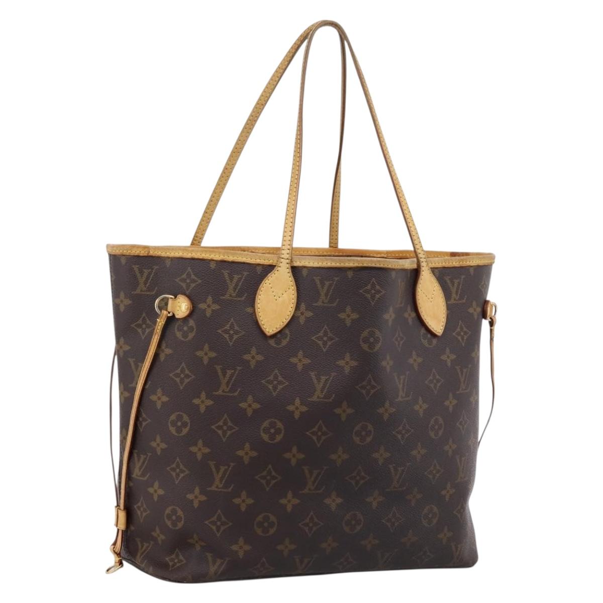 LOUIS VUITTON Monogram Neverfull MM Tote Bag M40156 LV Auth 202876