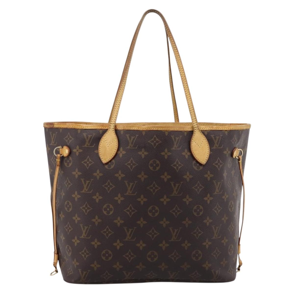 LOUIS VUITTON Monogram Neverfull MM Tote Bag M40156 LV Auth 202876