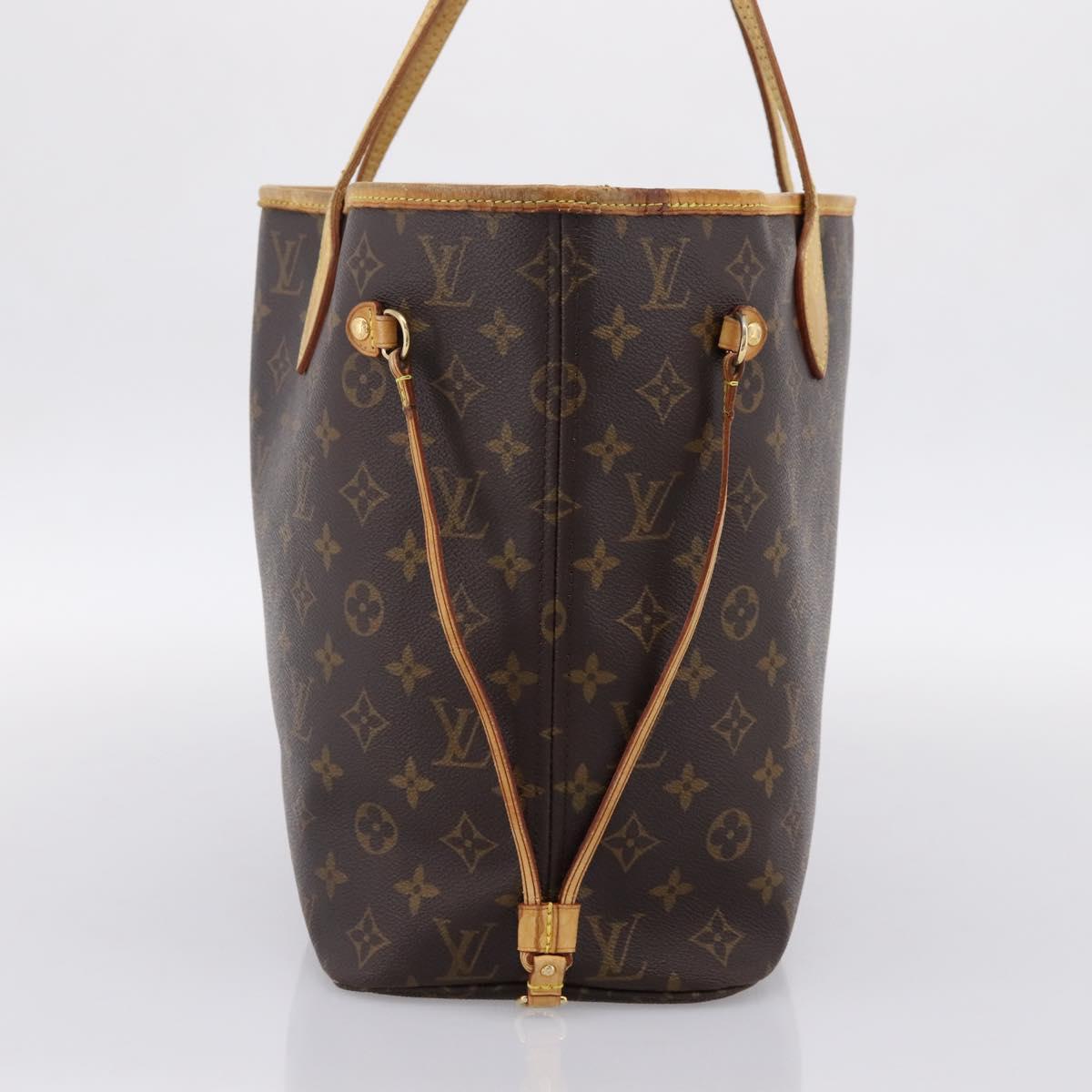 LOUIS VUITTON Monogram Neverfull MM Tote Bag M40156 LV Auth 202876
