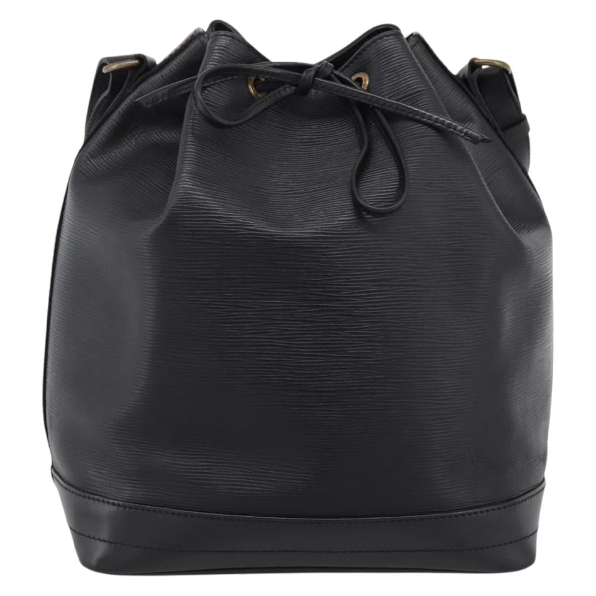 LOUIS VUITTON Epi Noe Shoulder Bag Black M44002 LV Auth 202885A