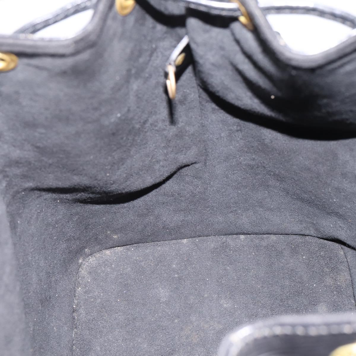 LOUIS VUITTON Epi Petit Noe Shoulder Bag Black M44102 LV Auth 202906A