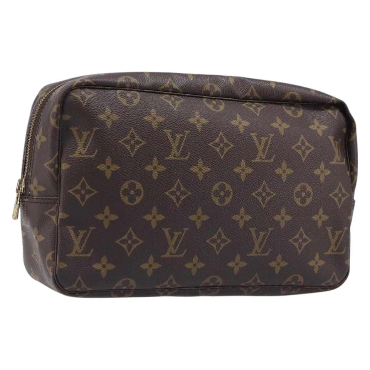 LOUIS VUITTON Monogram Trousse Toilette 28 Clutch Bag M47522 LV Auth 202916A