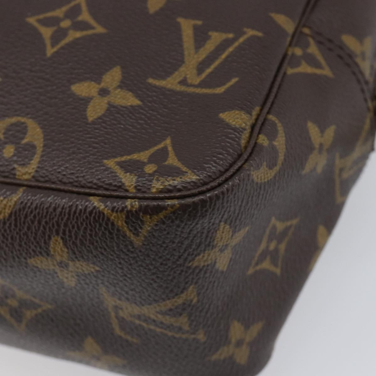LOUIS VUITTON Monogram Trousse Toilette 28 Clutch Bag M47522 LV Auth 202916A