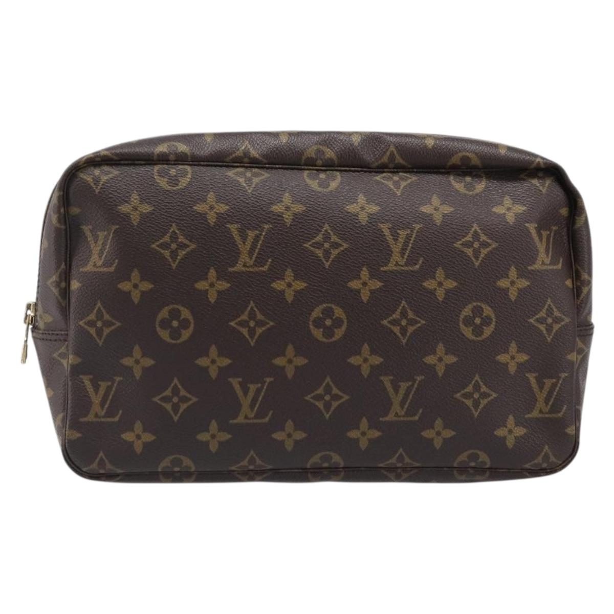 LOUIS VUITTON Monogram Trousse Toilette 28 Clutch Bag M47522 LV Auth 202916A