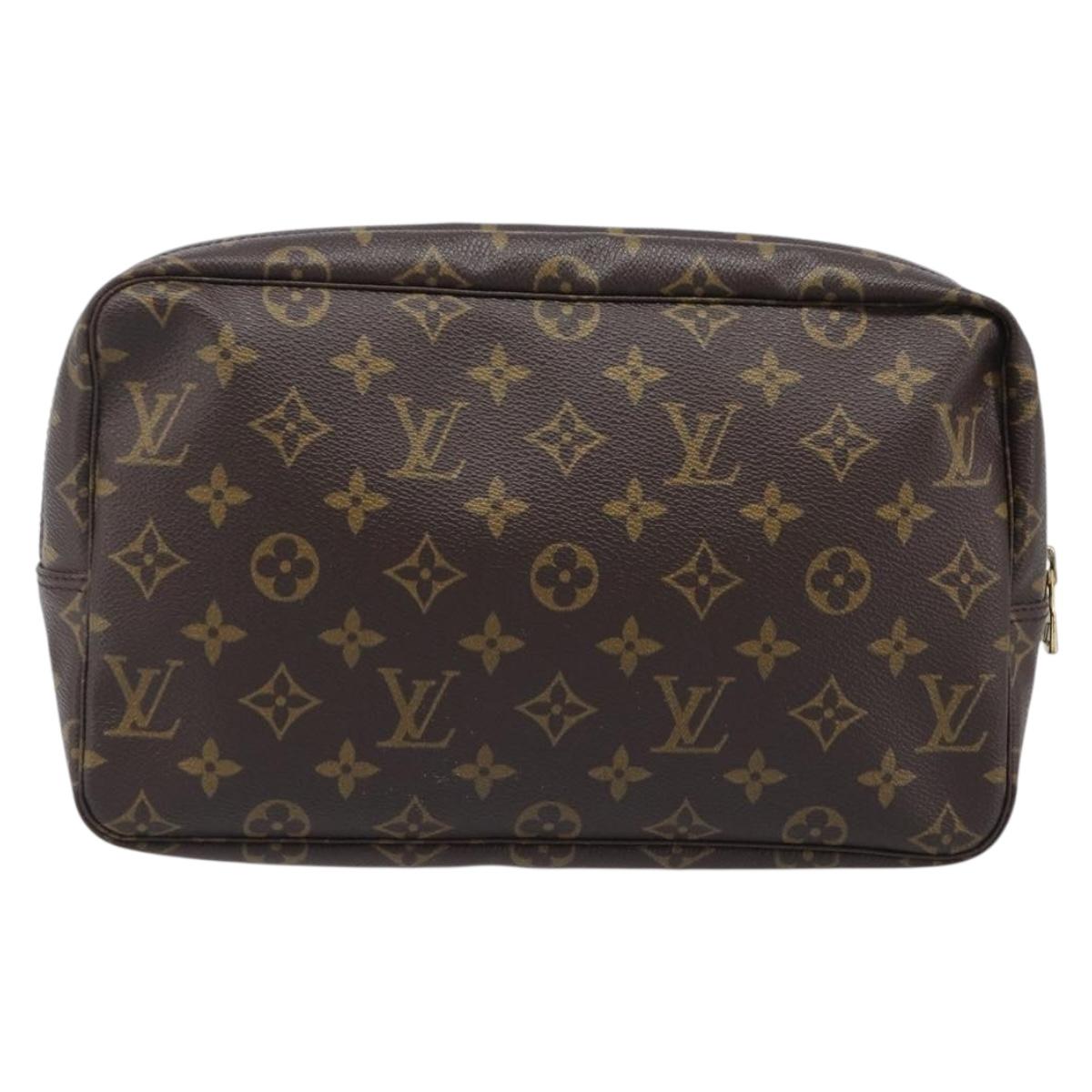 LOUIS VUITTON Monogram Trousse Toilette 28 Clutch Bag M47522 LV Auth 202916A