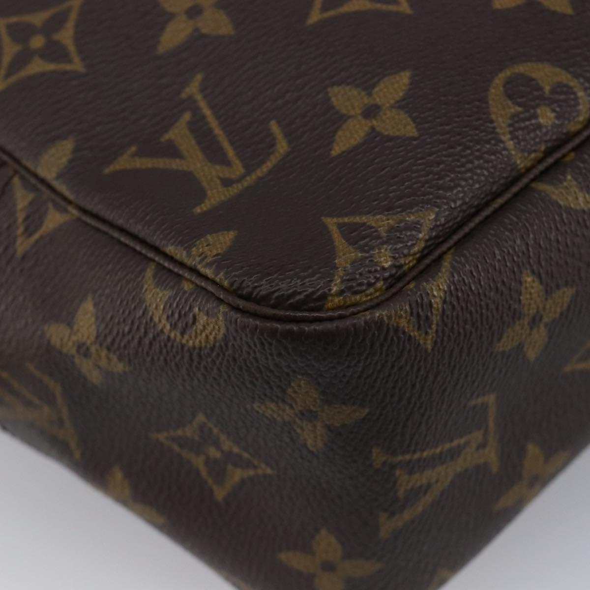 LOUIS VUITTON Monogram Trousse Toilette 28 Clutch Bag M47522 LV Auth 202916A