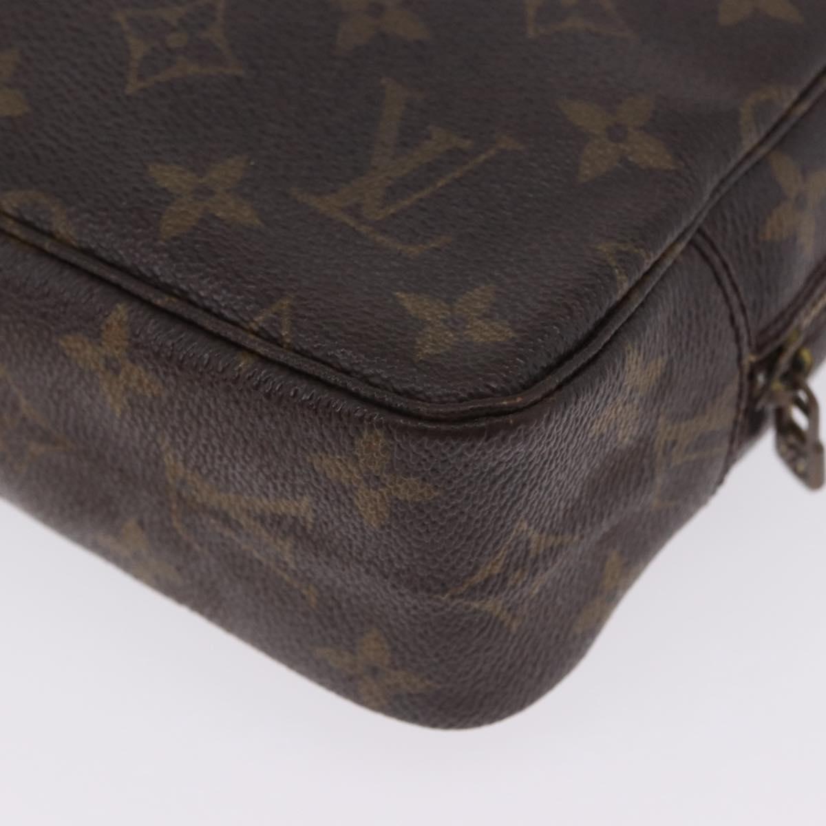 LOUIS VUITTON Monogram Trousse Toilette 23 Clutch Bag M47524 LV Auth 202923